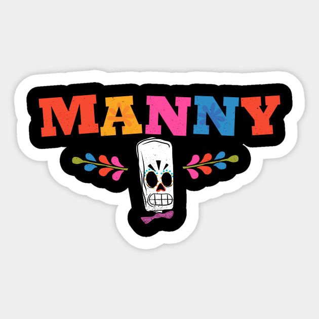 Coco Manny Calavera Sticker by ItokoDesign